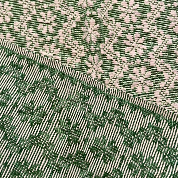Inabel bed or table runner, green from the Philippines - Picture 4 of 4